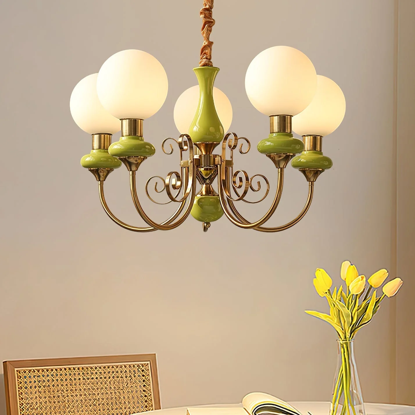 Modern Creative Art Onyx Chandelier - Image 8