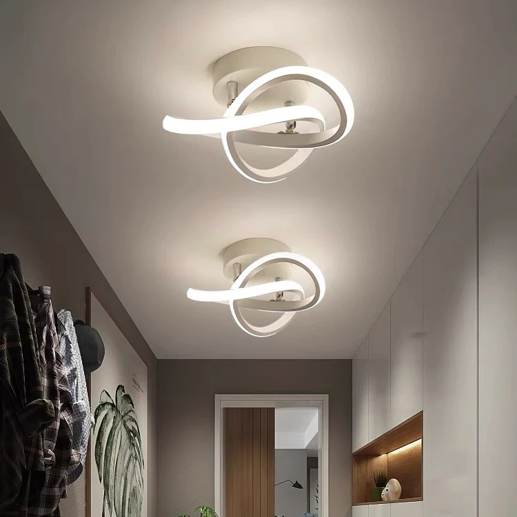Modern Metal White LED Ceiling Light - Image 14