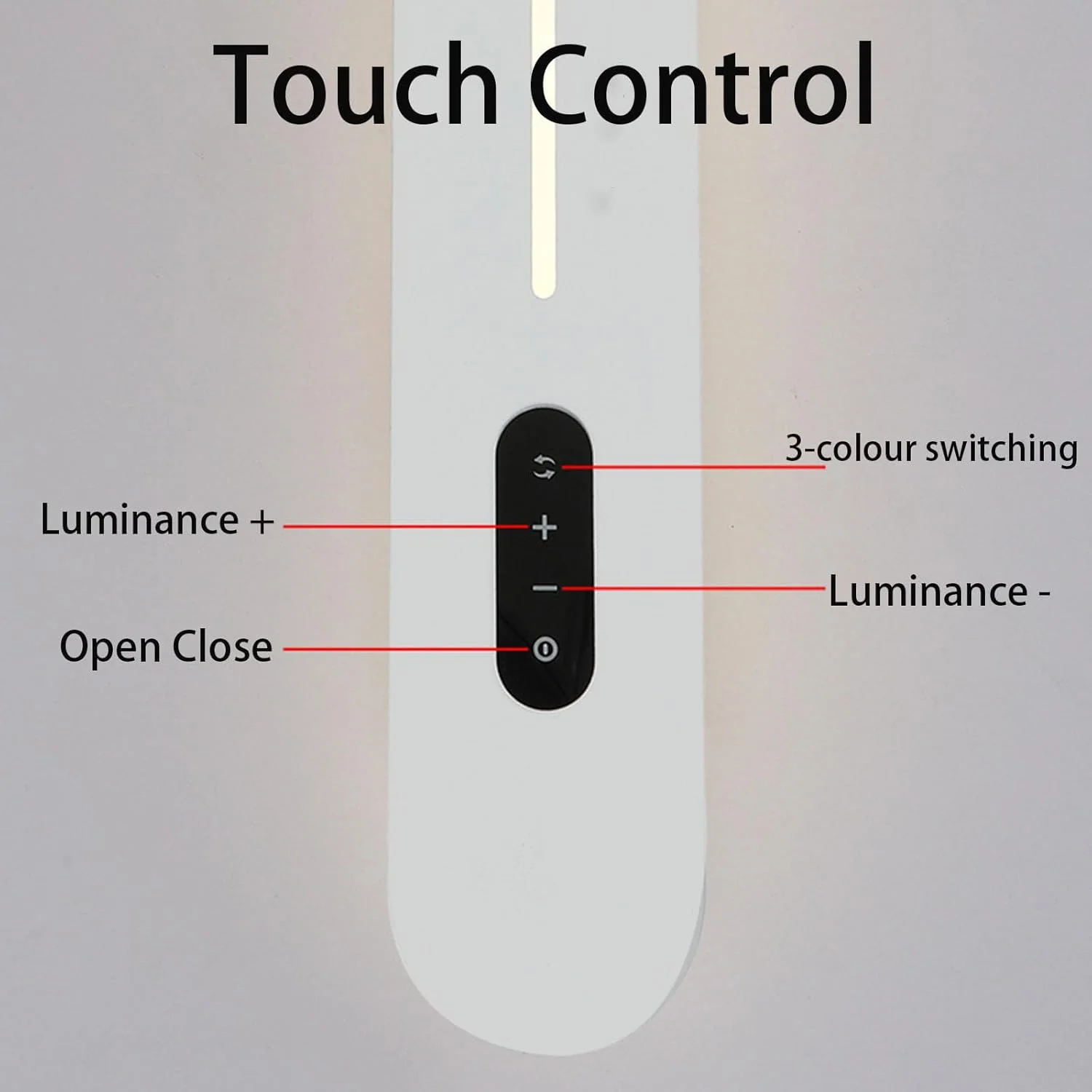 Modern Creative Design LED Wall Lights with Touch Control - Image 7