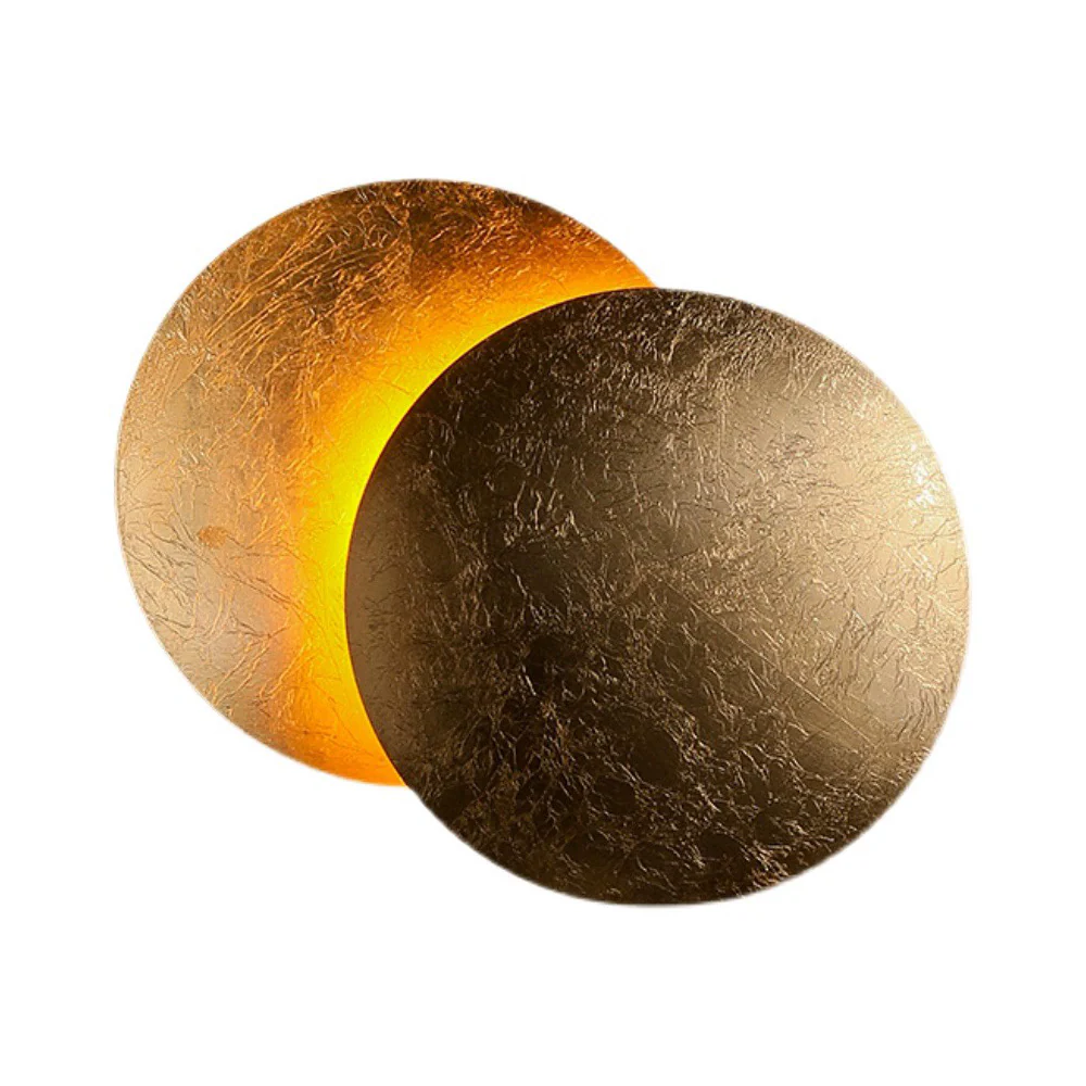 Modern Creative Round Circle Rotating Wall Light - Image 11