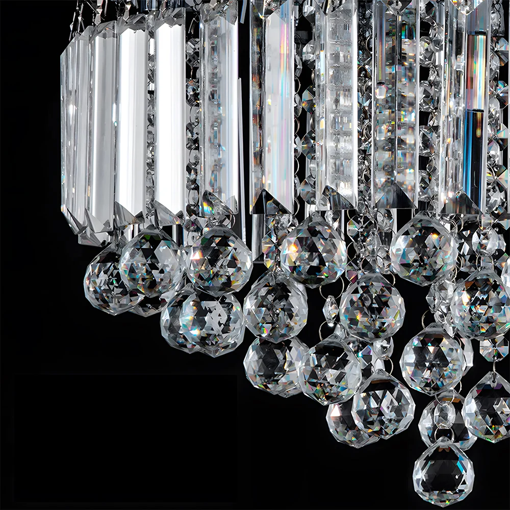 Modern Crystal Droplets Flush Crystal Ceiling Lights - Image 6