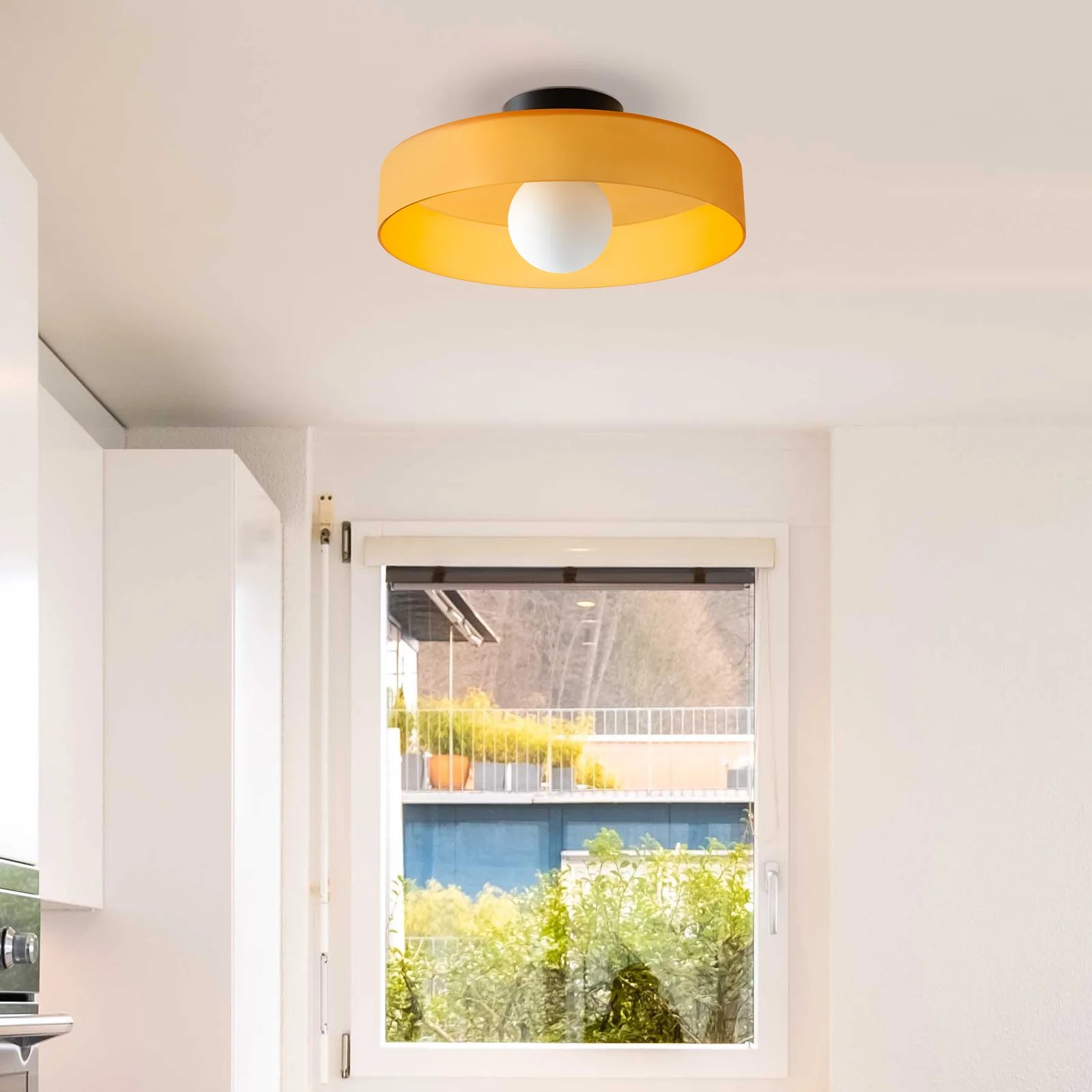 Modern Round Flush Mount Kitchen Flush Ceiling Light - Image 10
