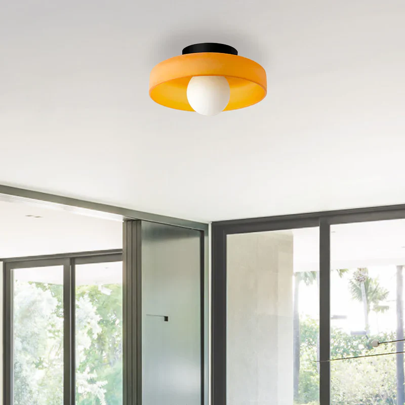 Modern Round Flush Mount Kitchen Flush Ceiling Light - Image 11