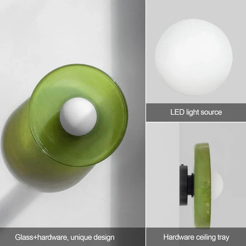 Modern Round Flush Mount Kitchen Flush Ceiling Light - Image 21