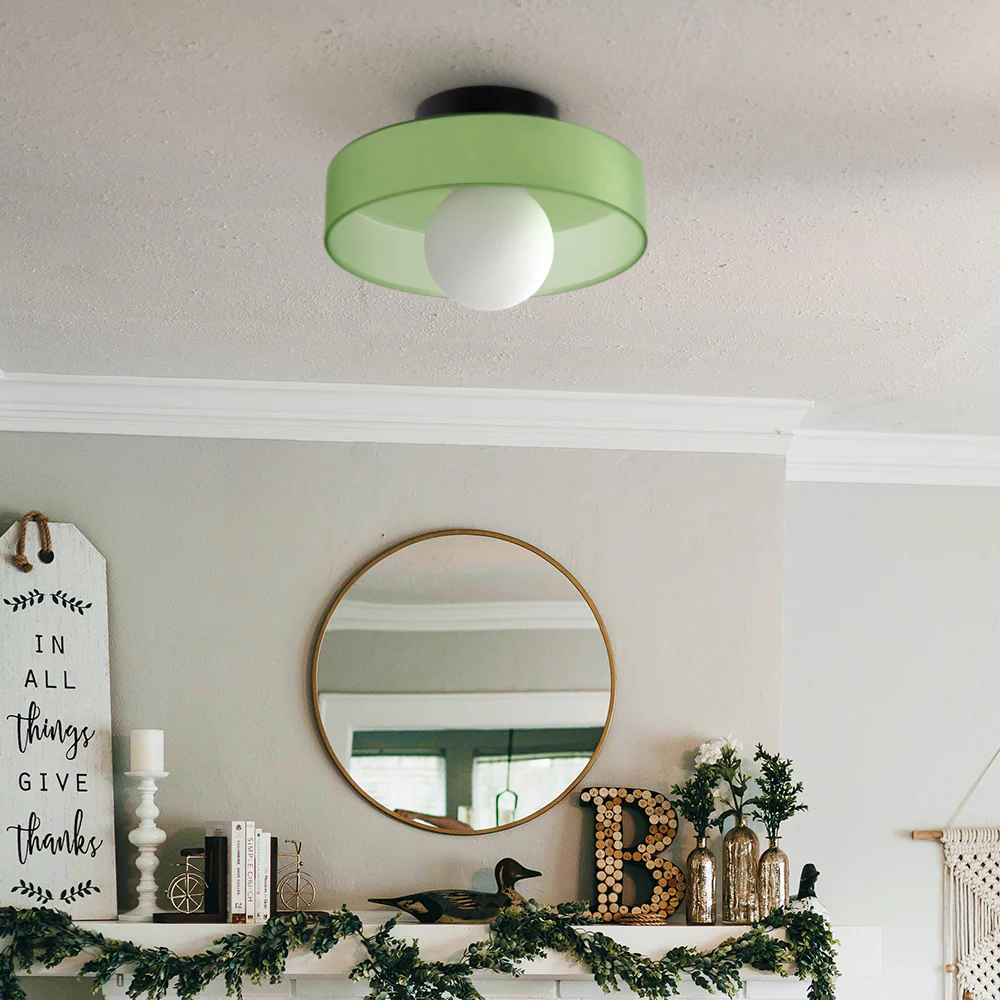 Modern Round Flush Mount Kitchen Flush Ceiling Light - Image 25