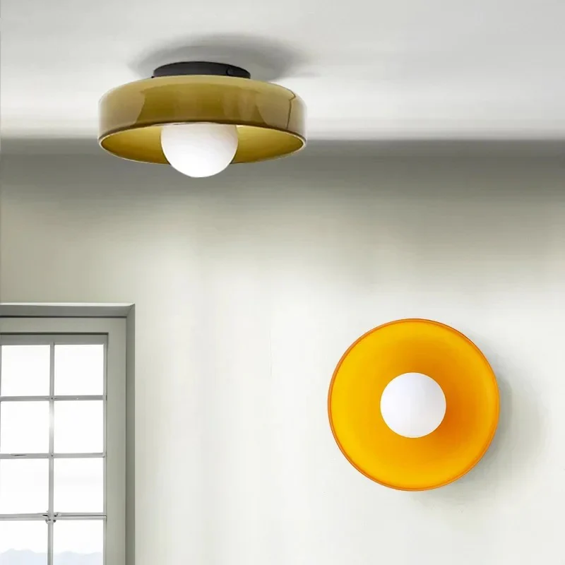 Modern Round Flush Mount Kitchen Flush Ceiling Light - Image 4
