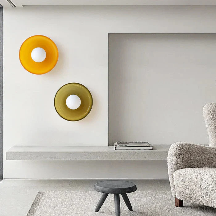 Modern Round Flush Mount Kitchen Flush Ceiling Light - Image 7