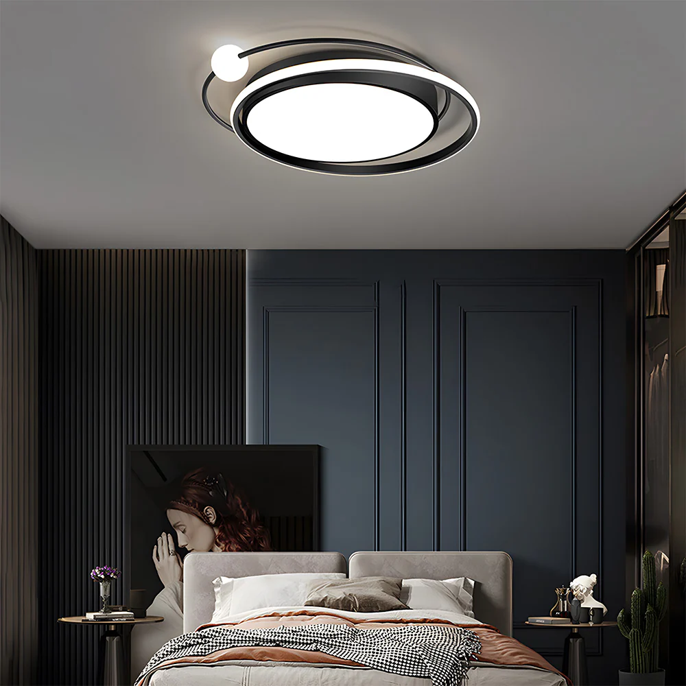 Modern Design Planet LED Ceiling Light for Living Room - Image 10