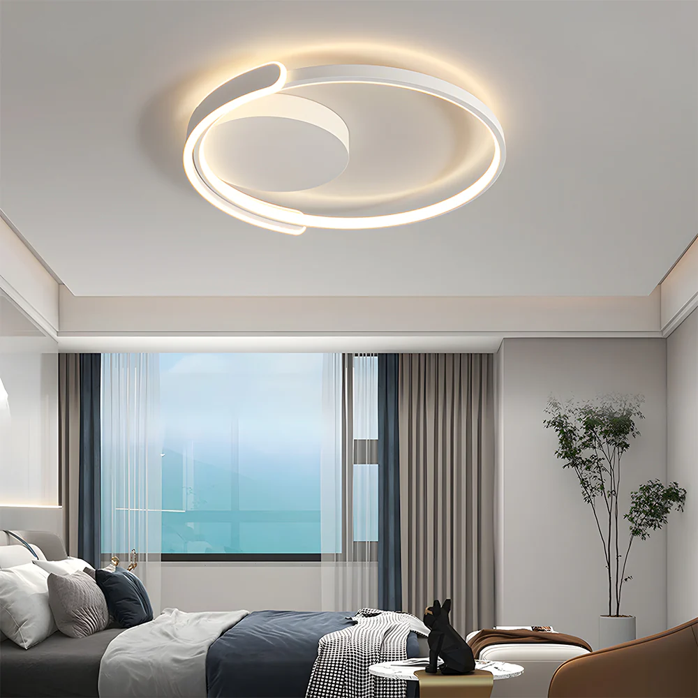 Modern Design Round LED Ceiling Light for Living Room & Dining Room - Image 7
