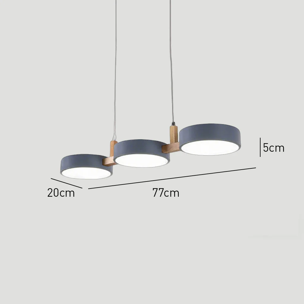 Modern Dining Rooms Cylinder Multi Light Pendant - Image 16