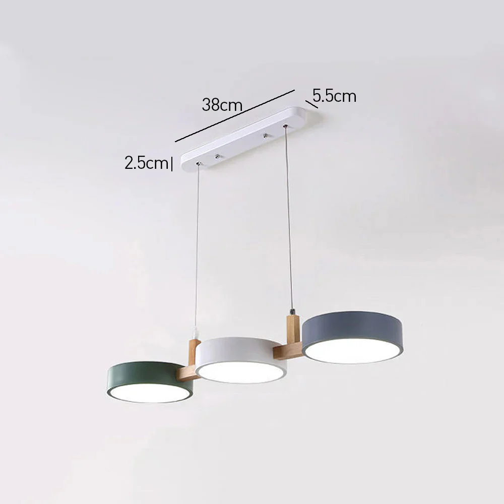Stylish Metal Multi Light Nordic Flush Ceiling Light For Kitchen - Image 9