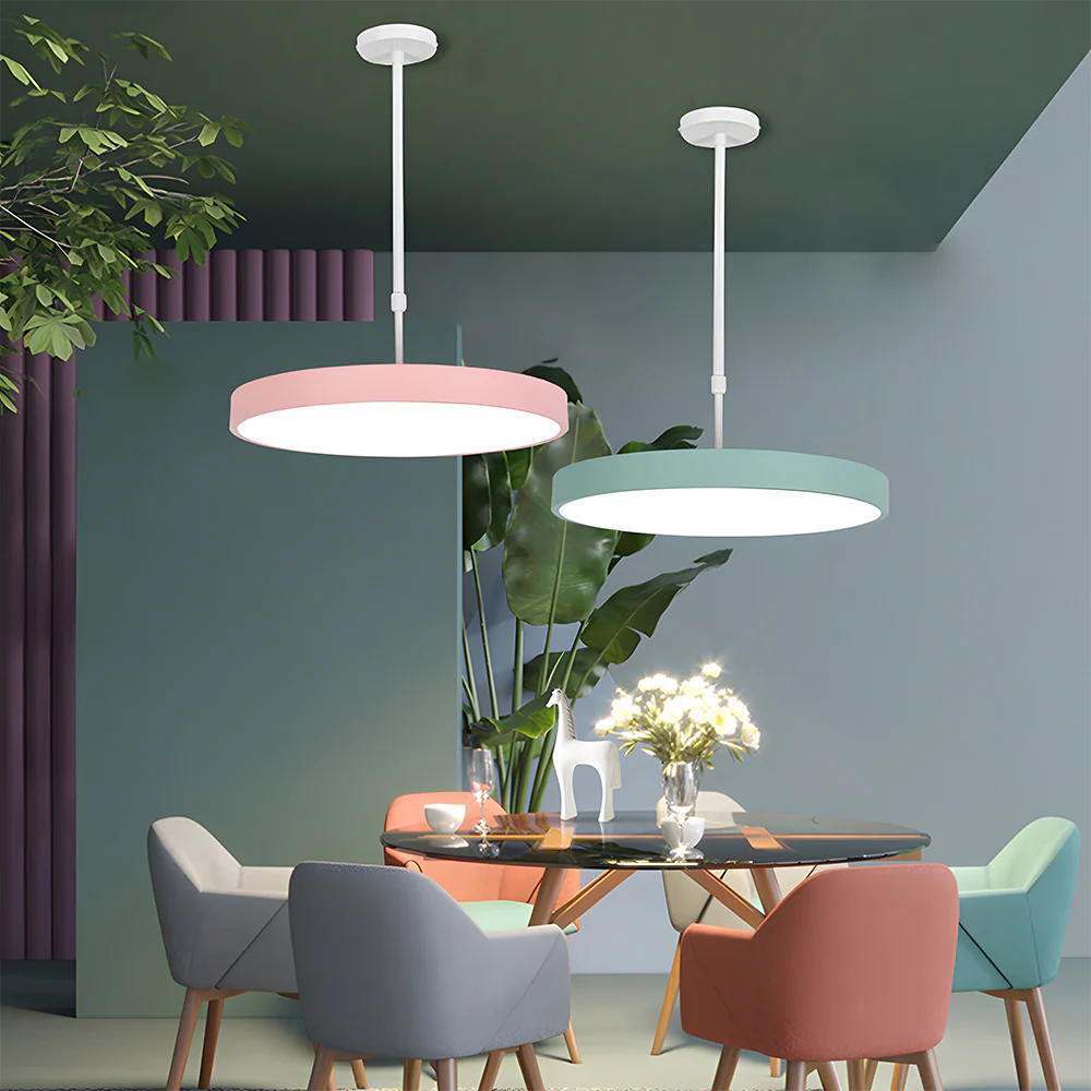 Modern Disc Pendant Light For Kitchen Island - Image 10