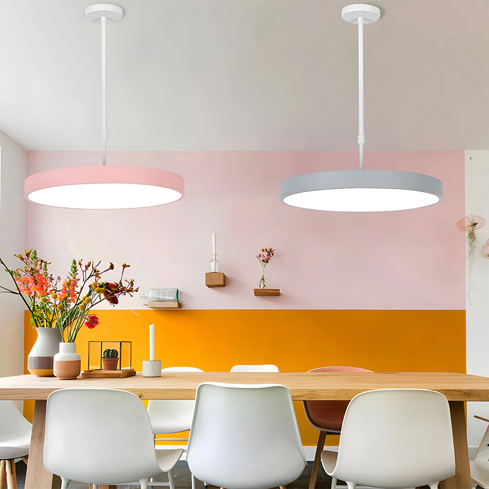 Modern Disc Pendant Light For Kitchen Island - Image 12
