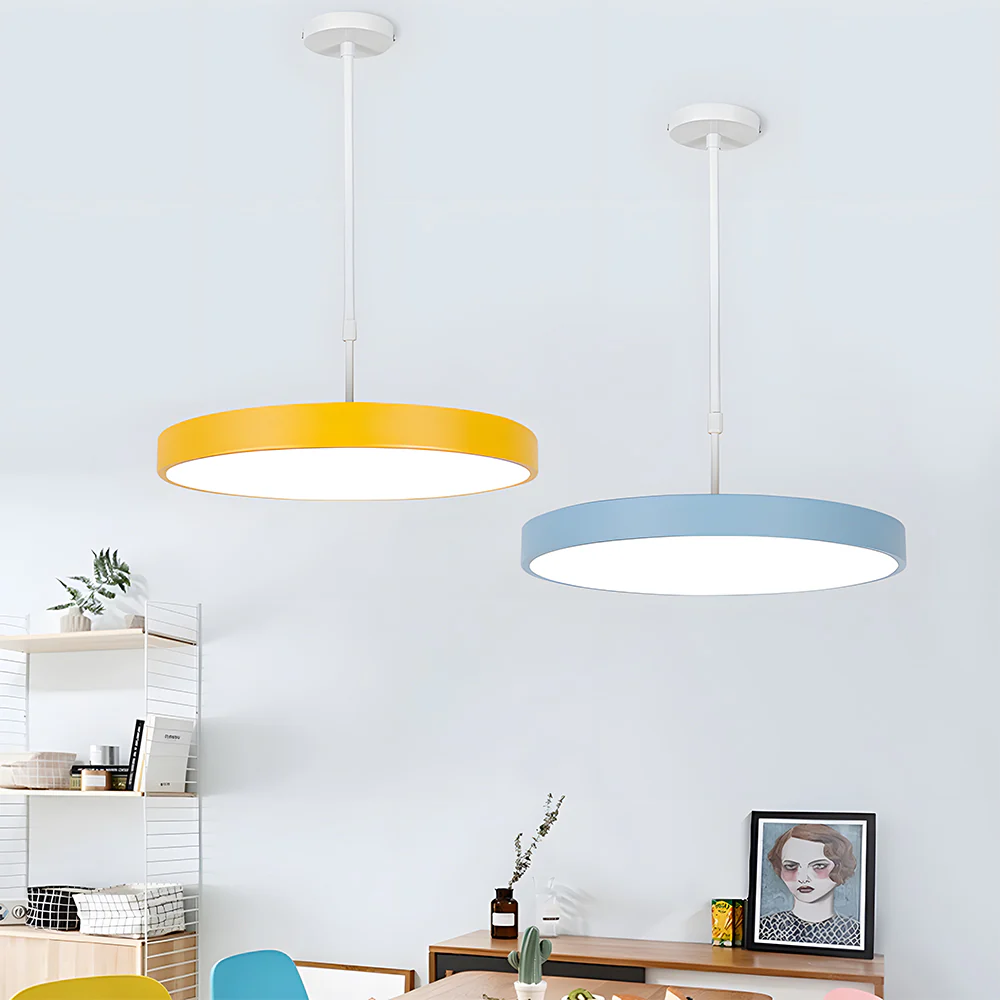 Modern Disc Pendant Light For Kitchen Island - Image 14