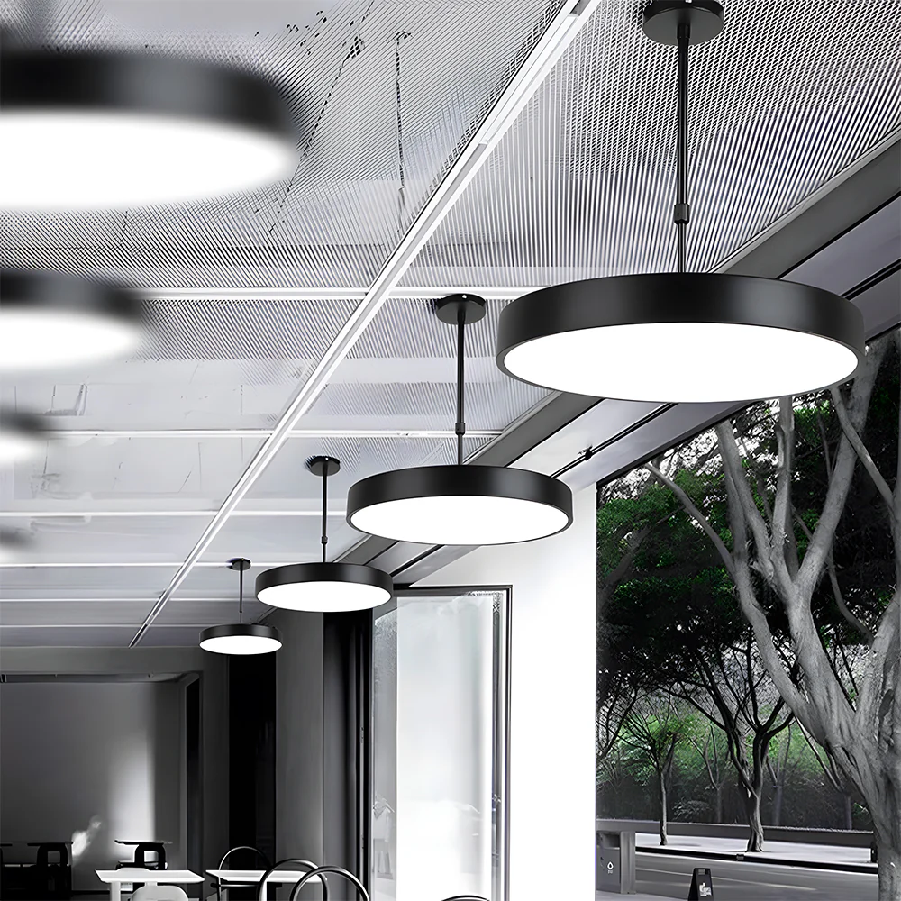 Modern Disc Pendant Light For Kitchen Island - Image 3