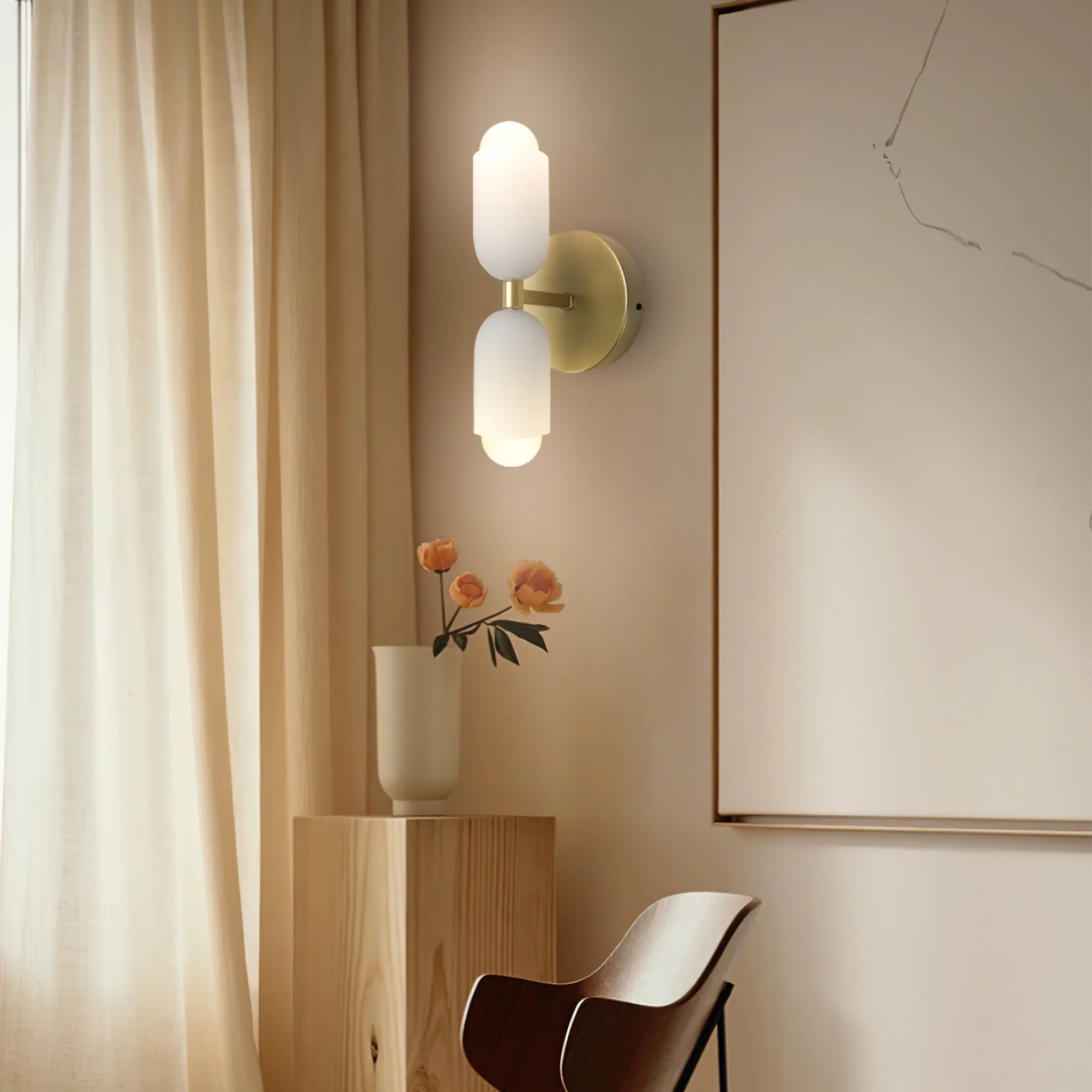 Modern Double Heads Wall Sconce - Image 4