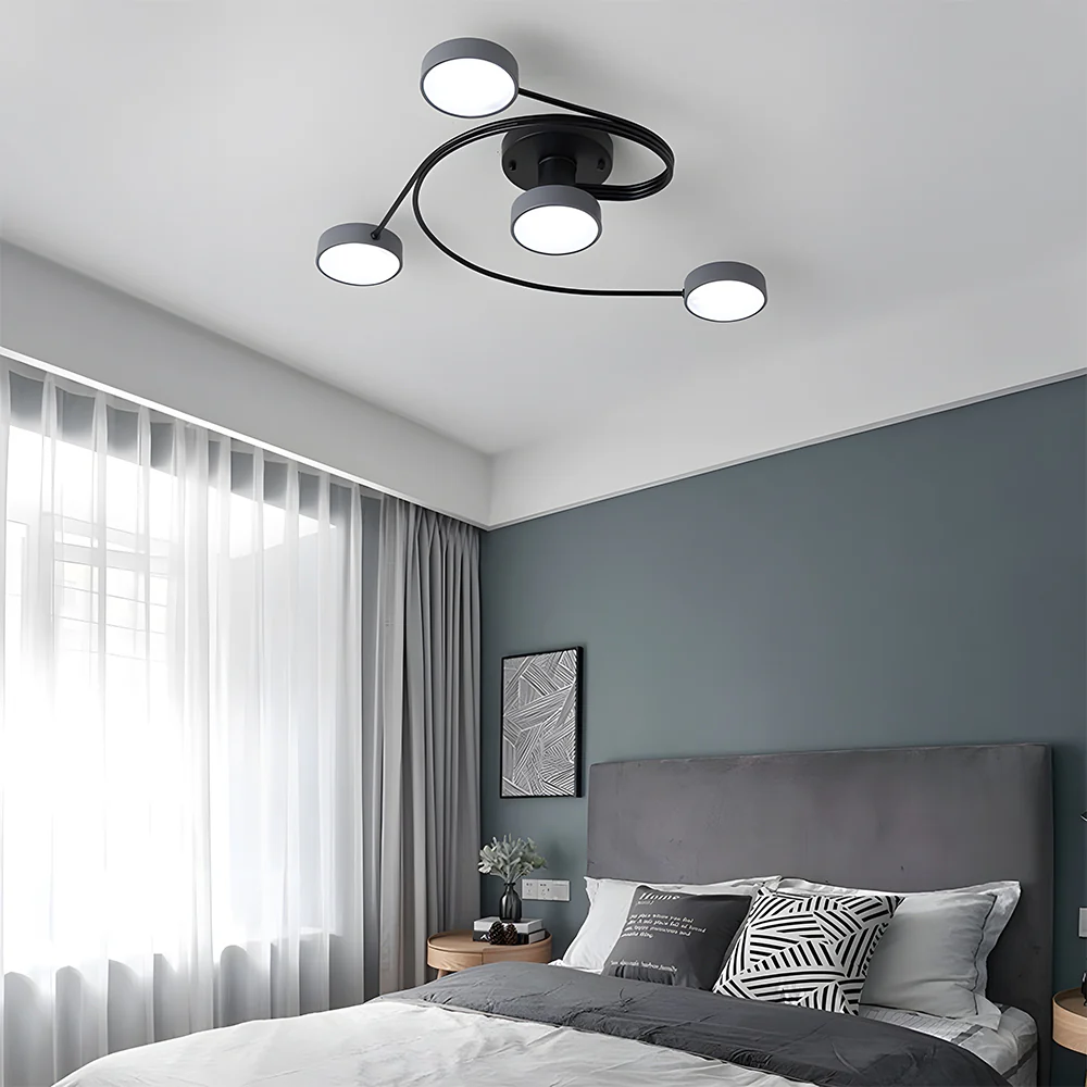Modern Flush Mount Chandelier Nordic Ceiling Light Fixture - Image 5