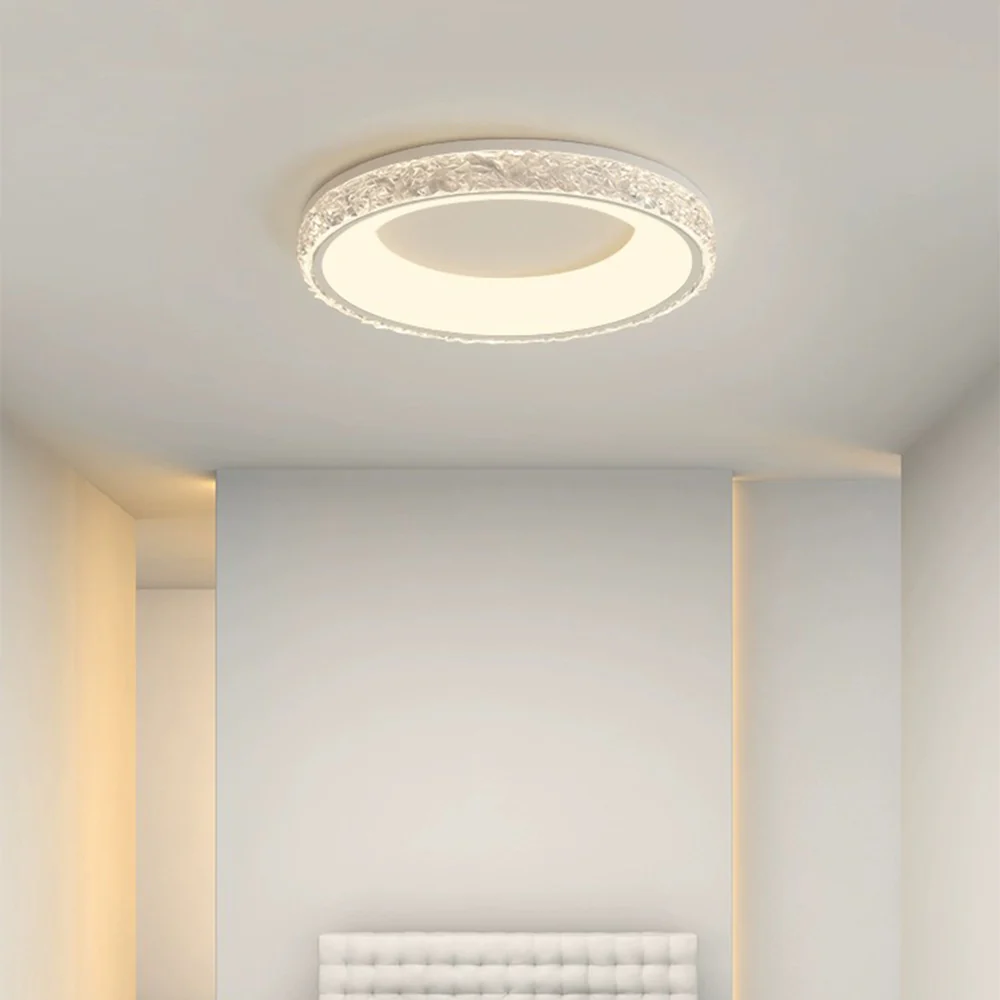Modern Flush Mount Round Acrylic Ceiling Light - Image 2