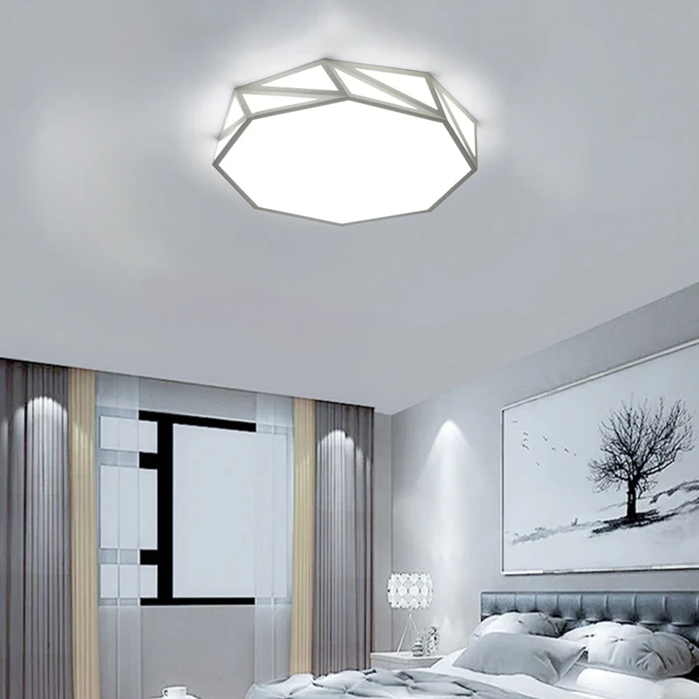 Modern Geometry LED Ceiling Light For Bedroom - Image 6