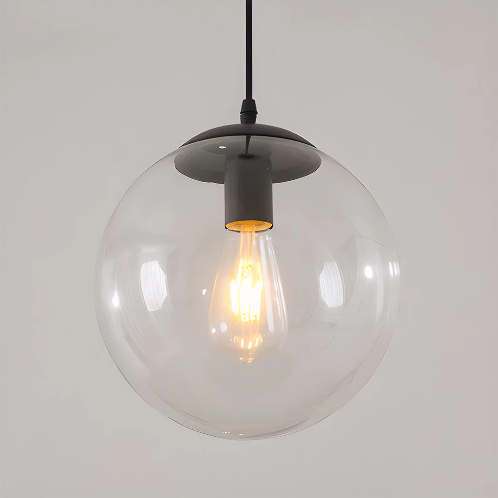 Nordic Simple Round Glass Kitchen Hanging Pendant Light - Image 17