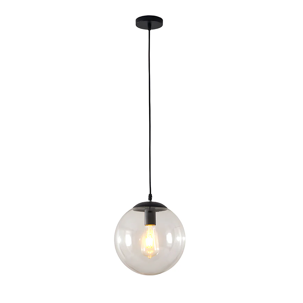 Modern Globe Pendant Light Sphere Glass For Living Room Kitchen - Image 22