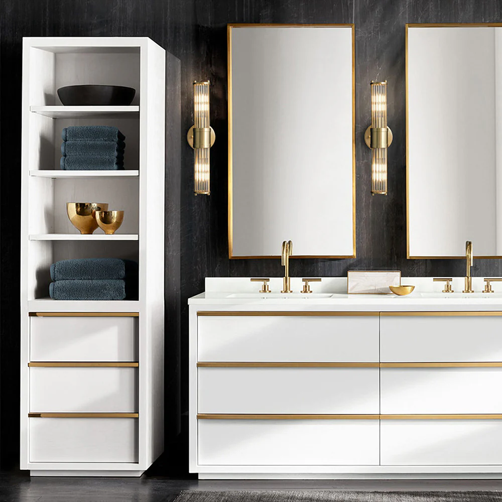 Modern Gold Bathroom Wall Lights - Image 3