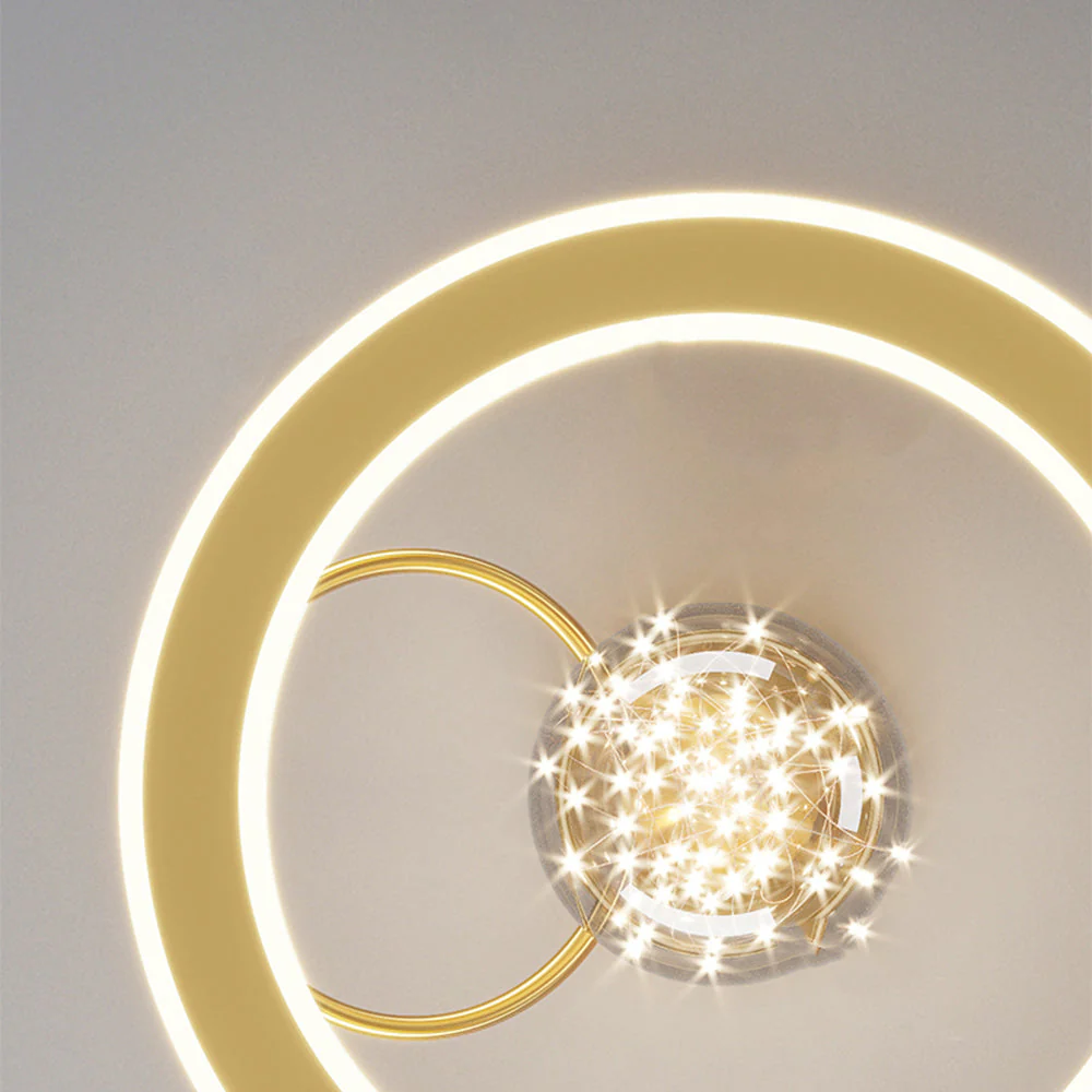 Modern Golden Starry Ceiling Lamp - Image 6