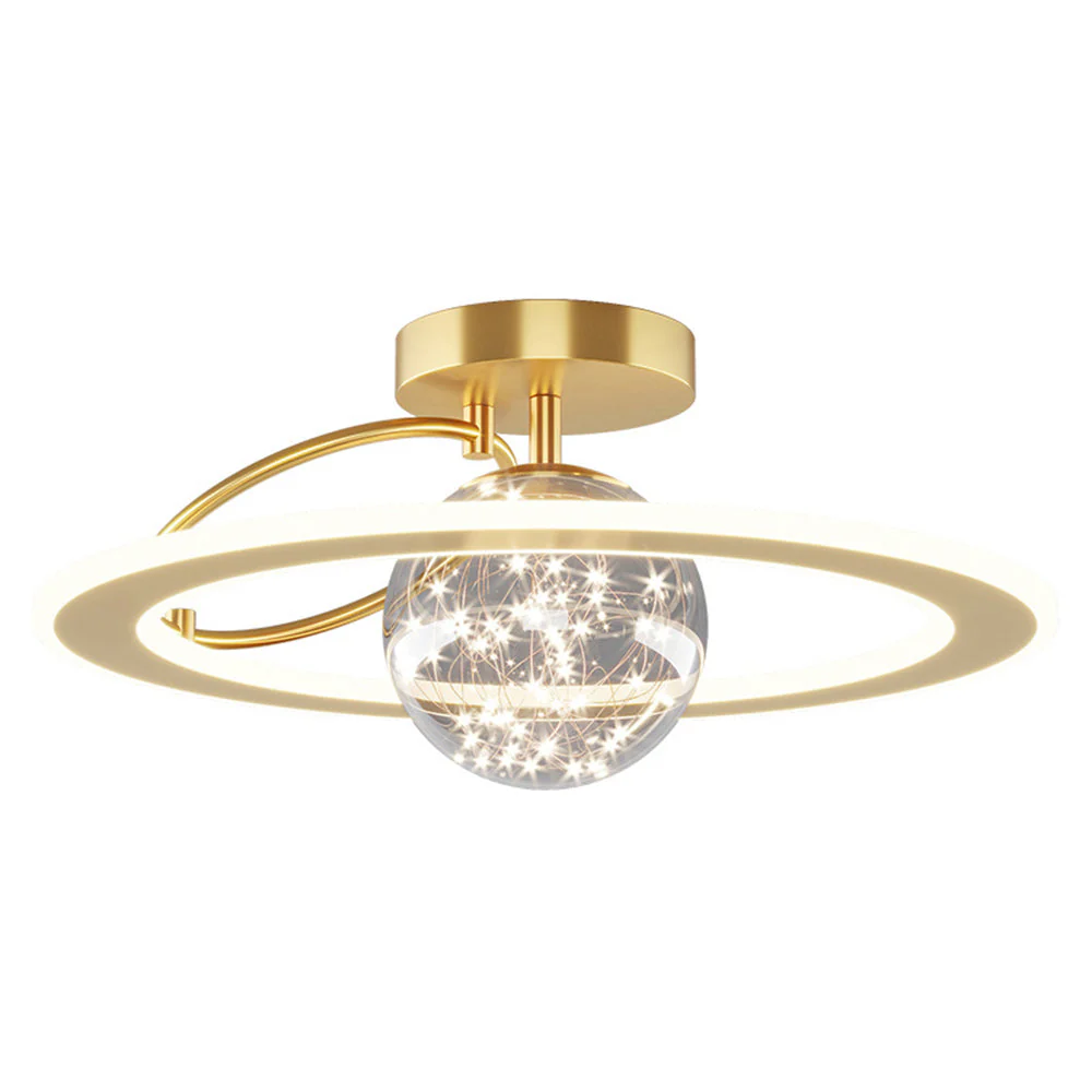 Modern Golden Starry Ceiling Lamp - Image 8