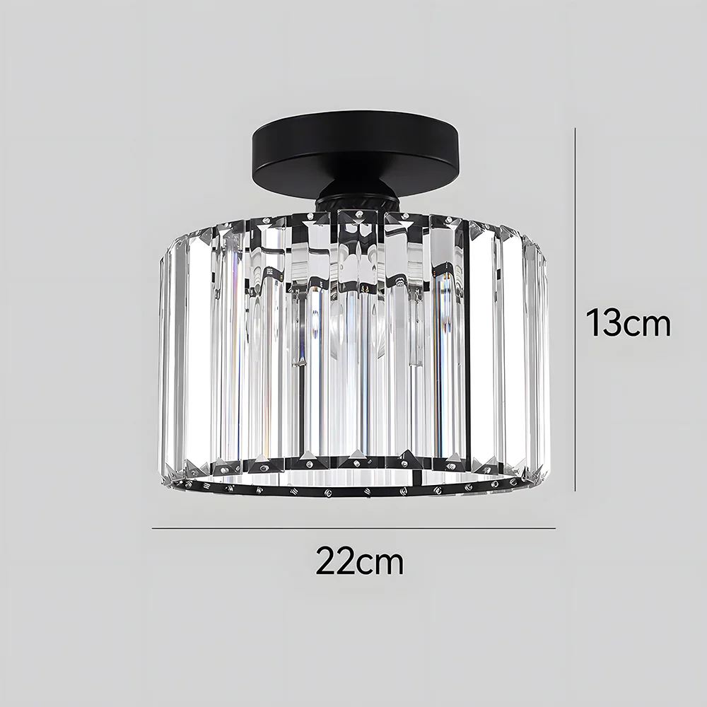 Modern Black Hallway Flush Ceiling Lights - Image 21
