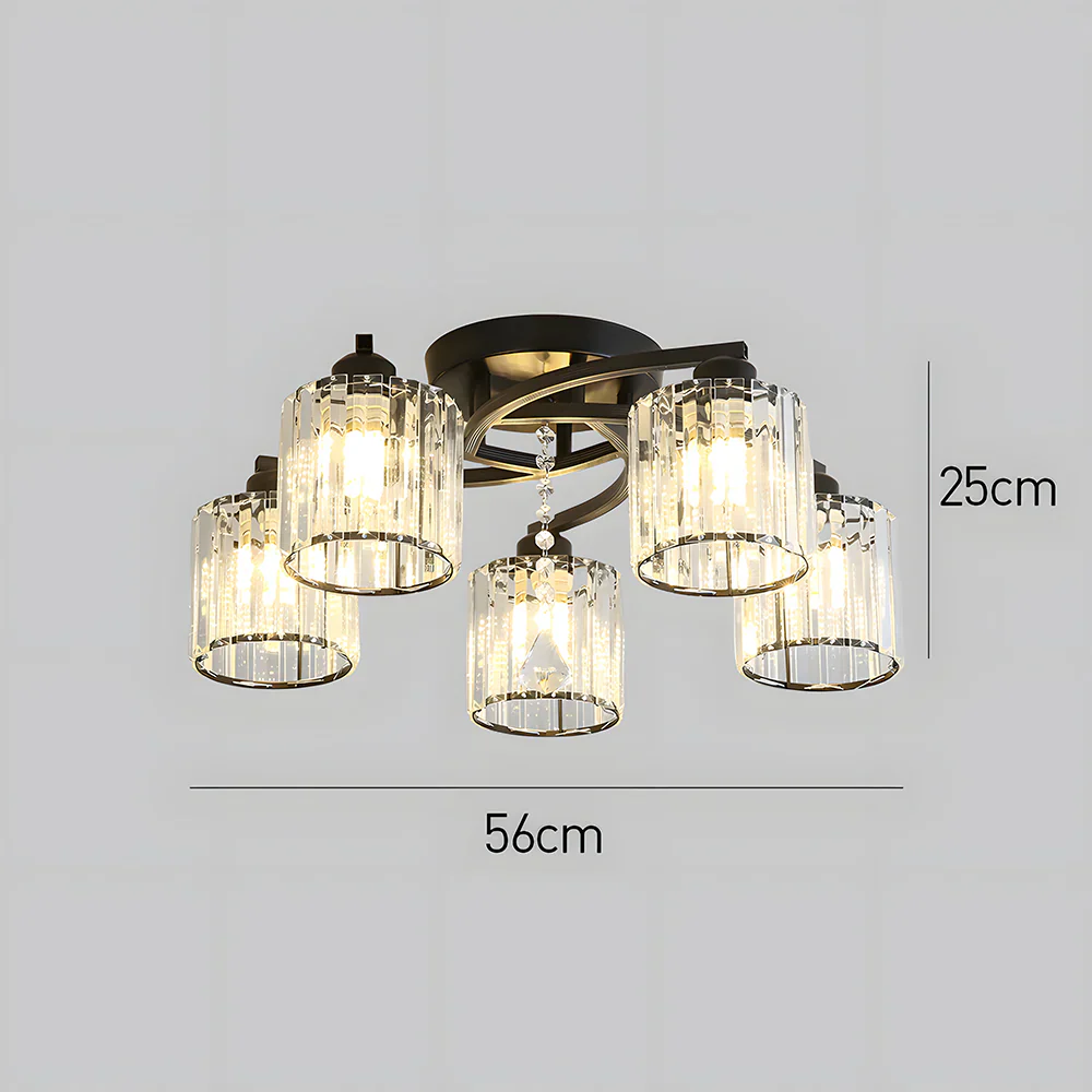 Modern Black Hallway Flush Ceiling Lights - Image 29