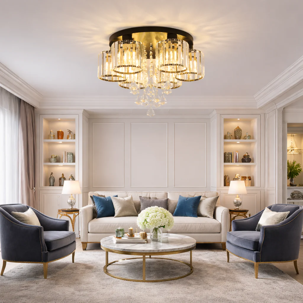 Modern Black Hallway Flush Ceiling Lights - Image 45