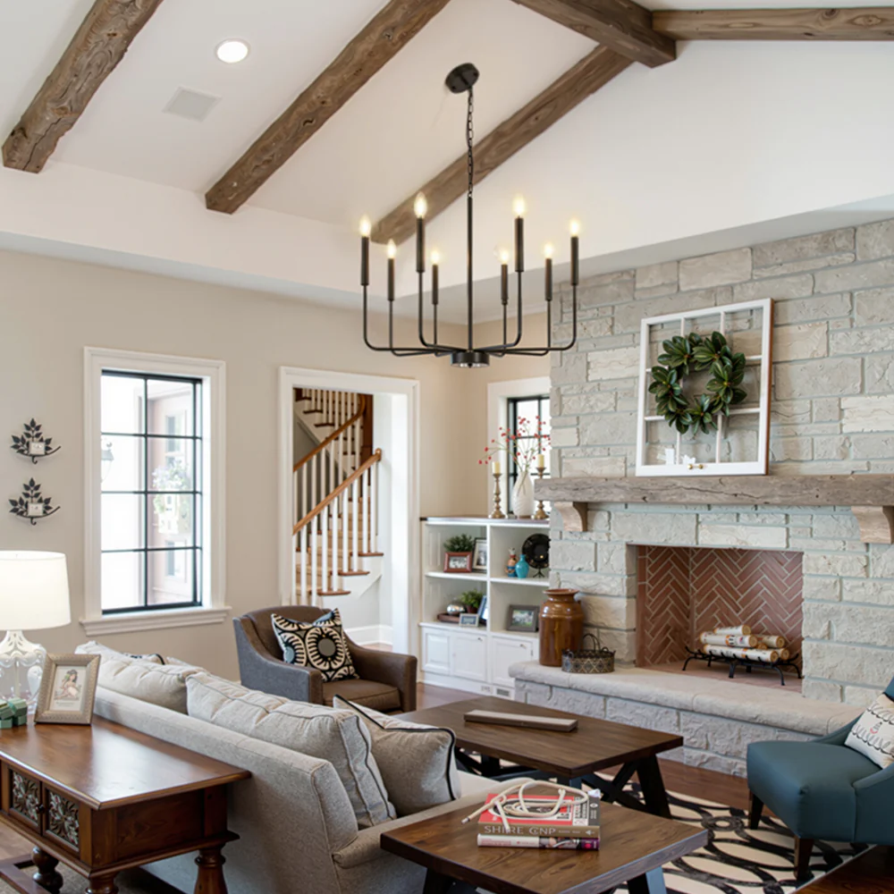 Modern Industrial Iron Pendant Light For Living Room - Image 4