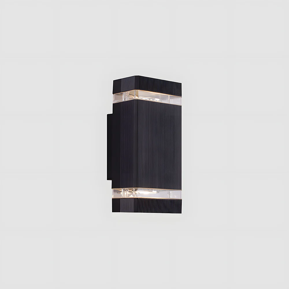 Modern IP65 Black Up Down Outdoor Wall Light - Image 8