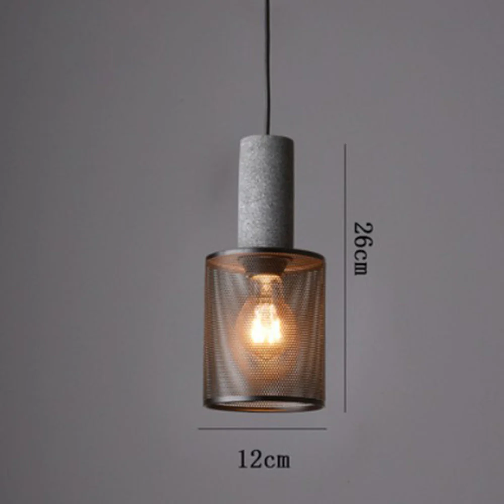 Modern Iron Grey Hanging Light Pendant Lampshade - Image 20