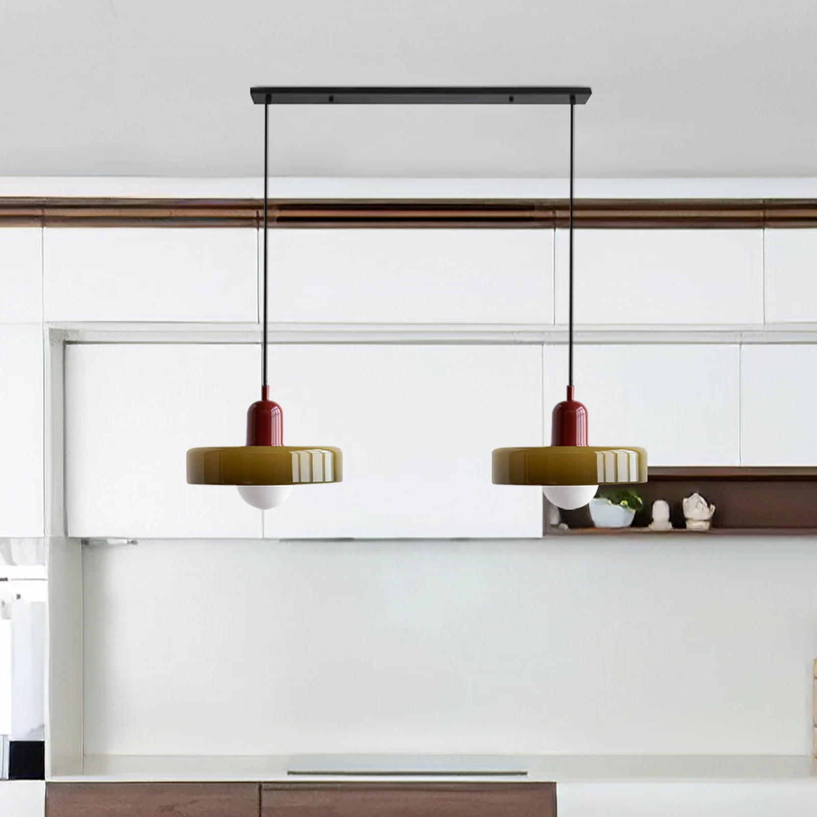 Modern Kitchen Glass Pendant Light - Image 13