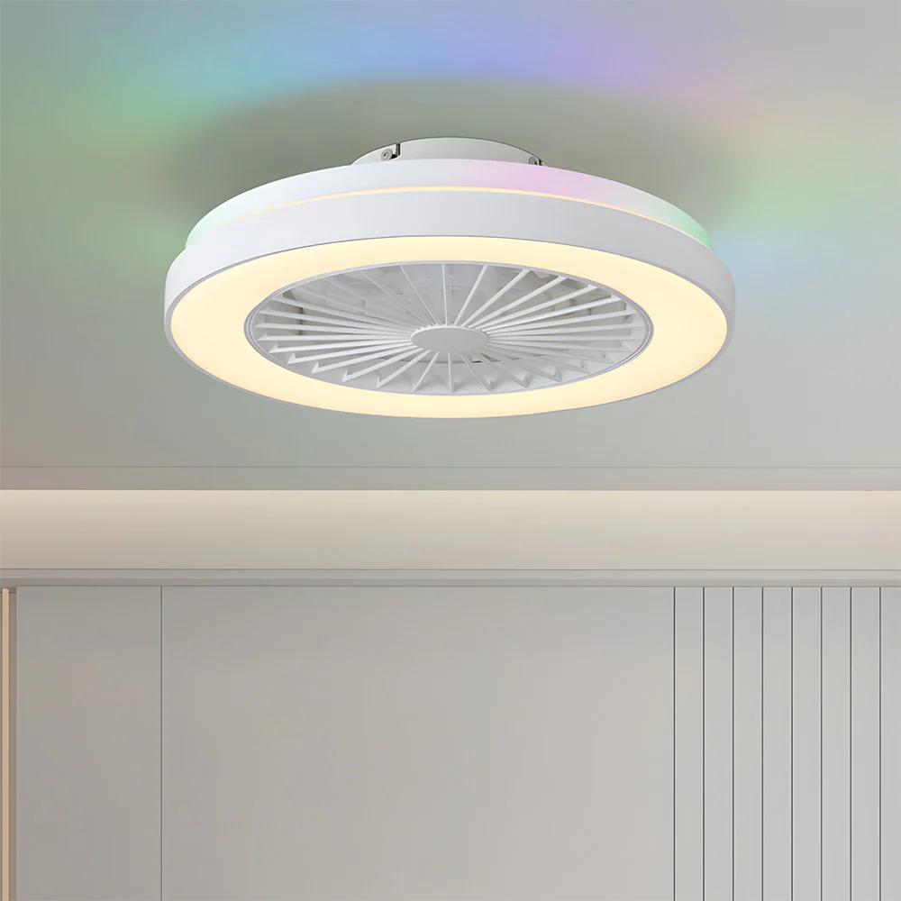 Modern LED 6-Speed Adjustable Ceiling Fan Light, Dimmable - Image 11