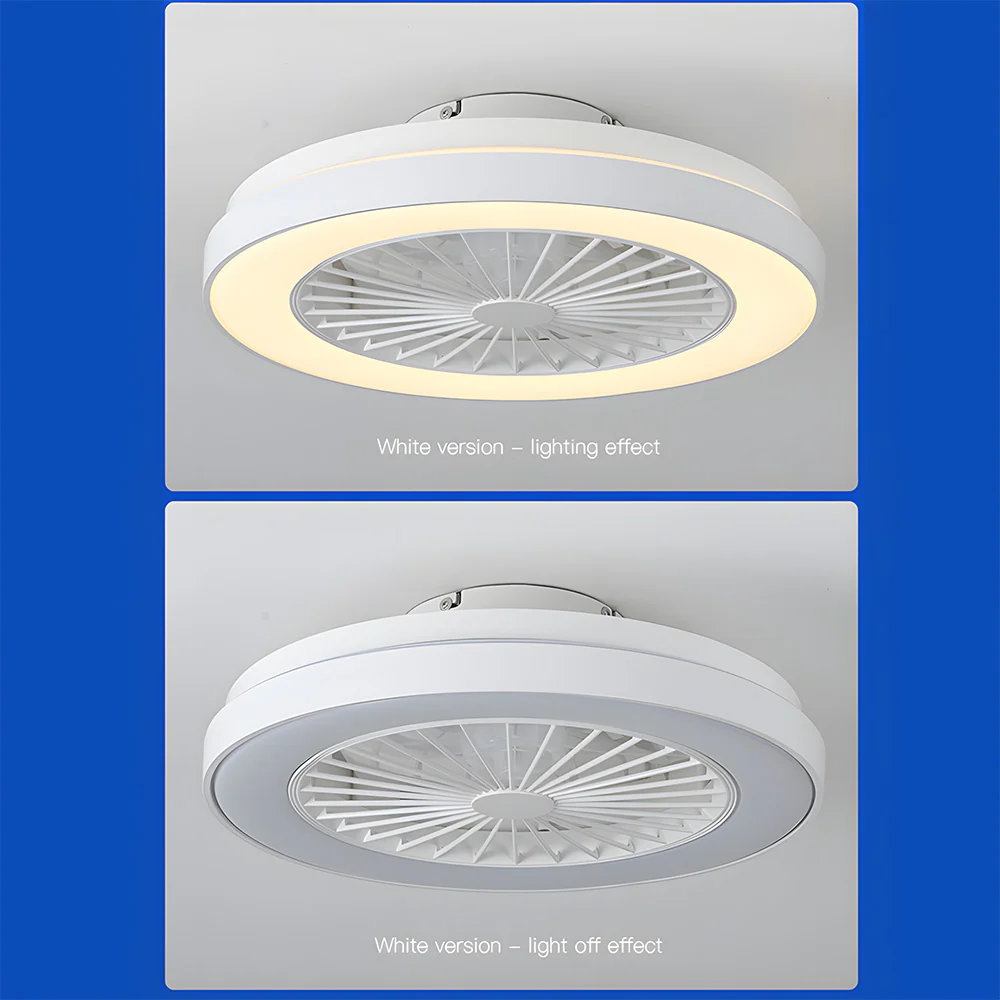 Modern LED 6-Speed Adjustable Ceiling Fan Light, Dimmable - Image 12