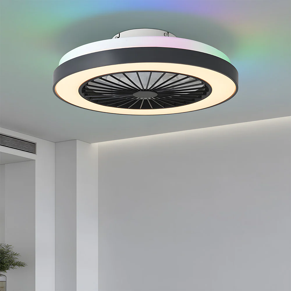 Modern LED 6-Speed Adjustable Ceiling Fan Light, Dimmable - Image 4
