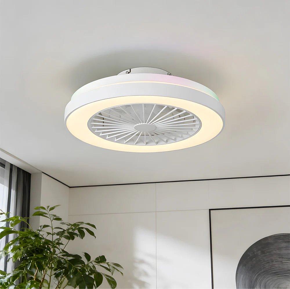 Modern LED 6-Speed Adjustable Ceiling Fan Light, Dimmable - Image 8