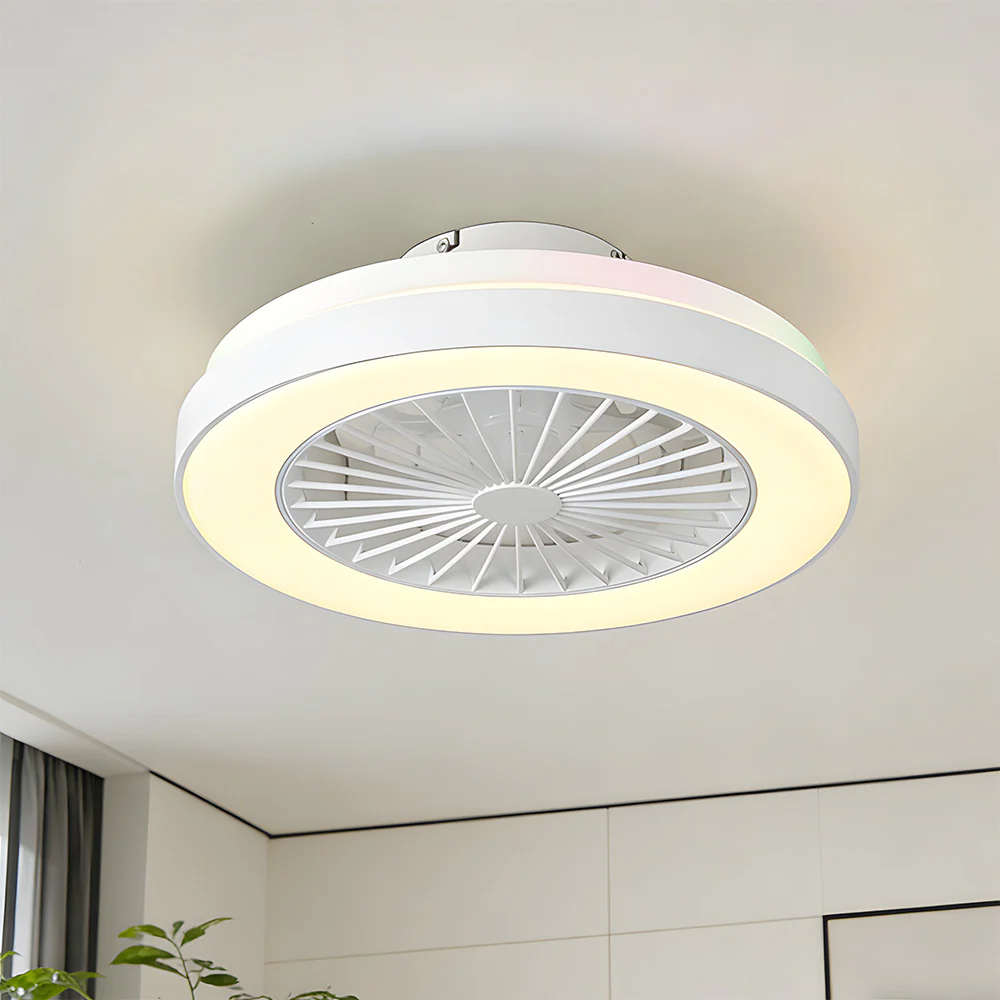 Modern LED 6-Speed Adjustable Ceiling Fan Light, Dimmable - Image 9