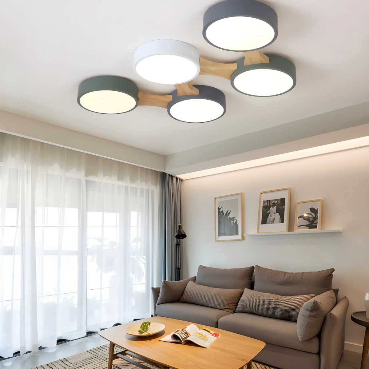 Modern LED Bedroom Ceiling Light - Image 4