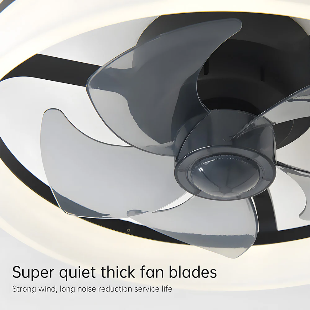 Modern LED Ceiling Fan with Light Remote Control Ceiling Fan for Living Room Dining Room - Image 8