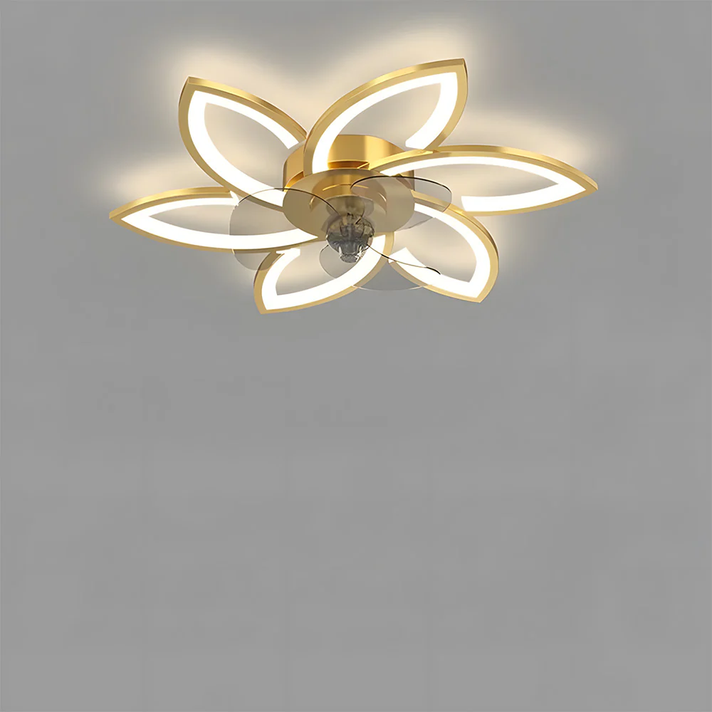 Modern Low Profile Flush Ceiling Fan with Lights, Dimmable, 6-Speed - Image 17