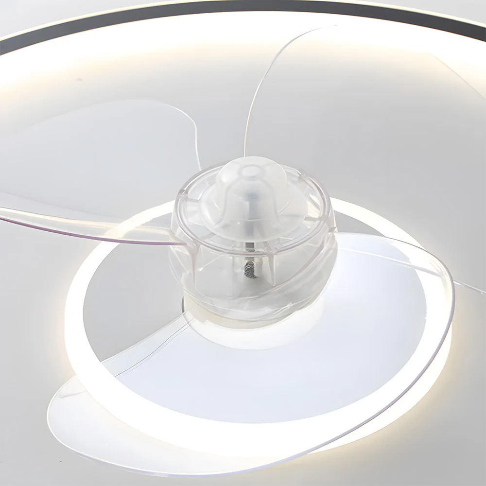 Modern LED Dimmable Ceiling Light Fan With Remote Light 6-Speed Adjustable Wind Speed - Image 5