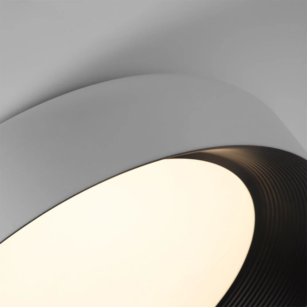 Modern LED Metal Ceiling Lamp Flush Mount Black Ceiling Light - Image 4