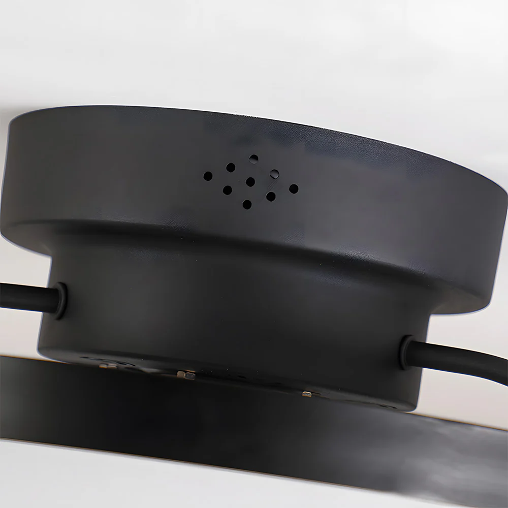 Modern Low Profile Ceiling Fan with Light 6 Speeds Reversible DC Motor Fan Light - Image 10