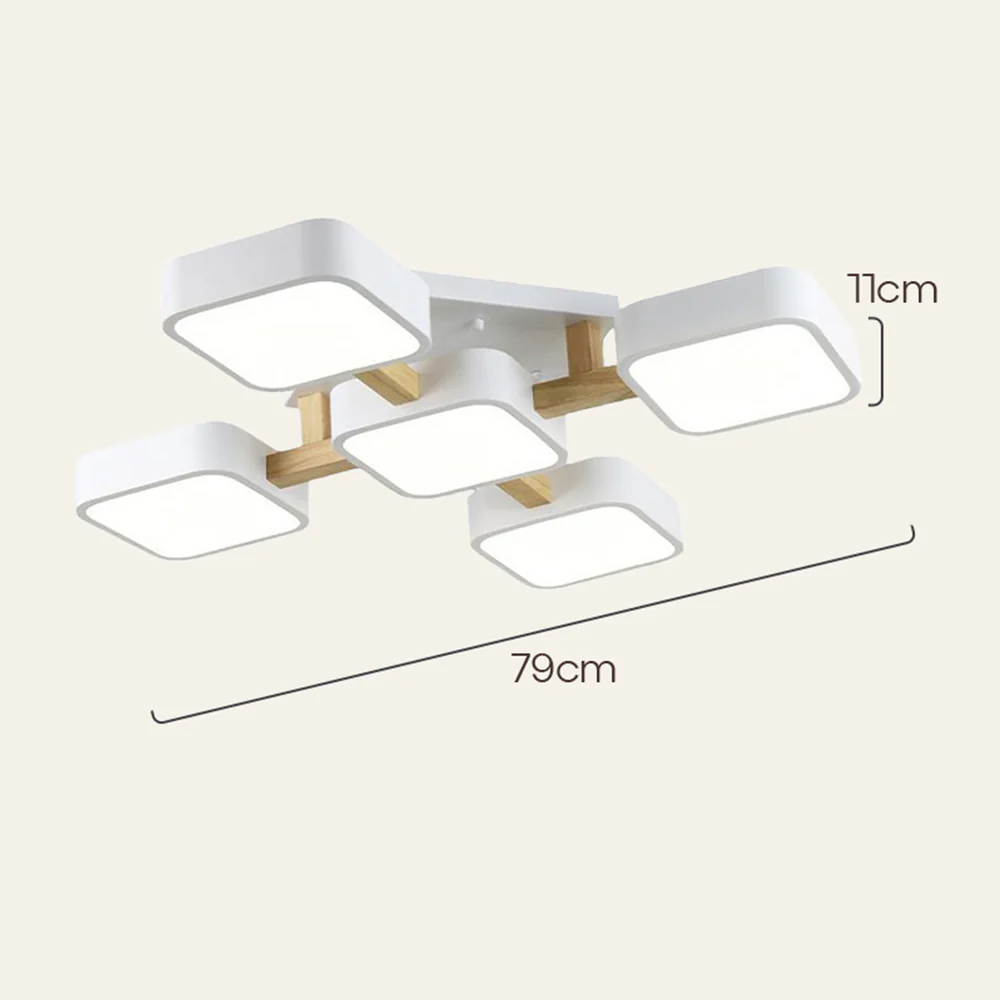 Modern Macaron LED Ceiling Lighting For Bedroom - Image 7
