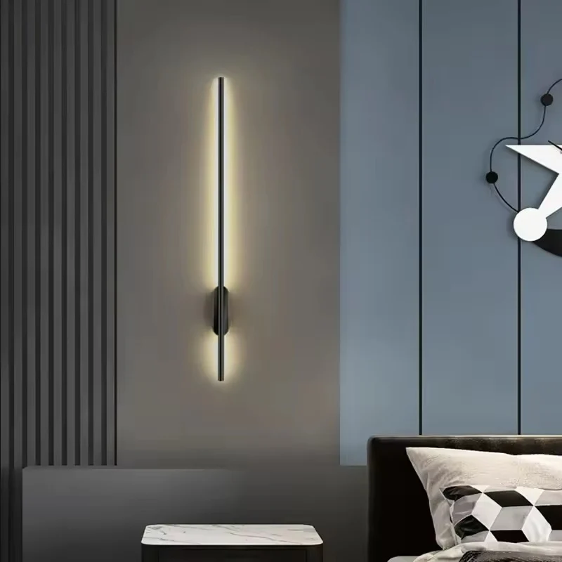 Modern Minimalism Long LED Aluminum Wall Lights - Image 4