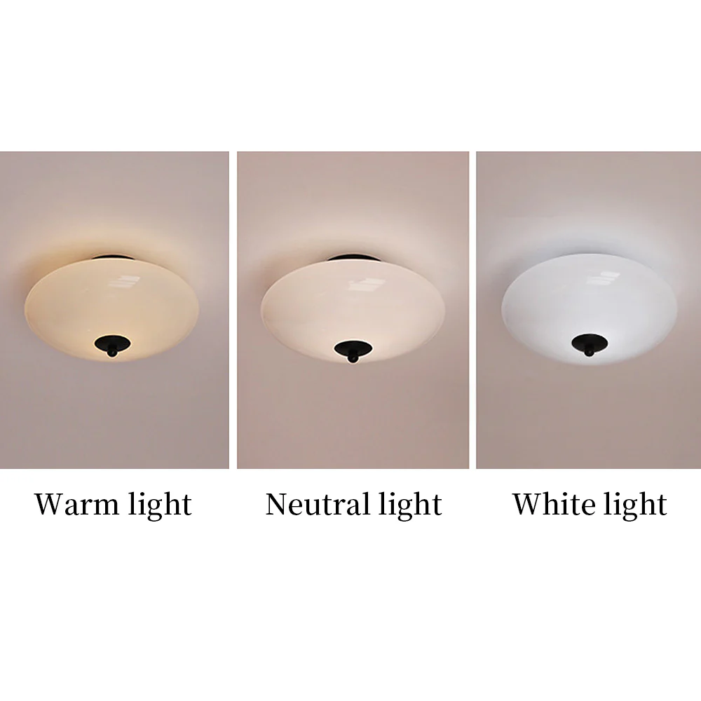 Modern Minimalism White LED Ceiling Light For Bedroom - Image 4