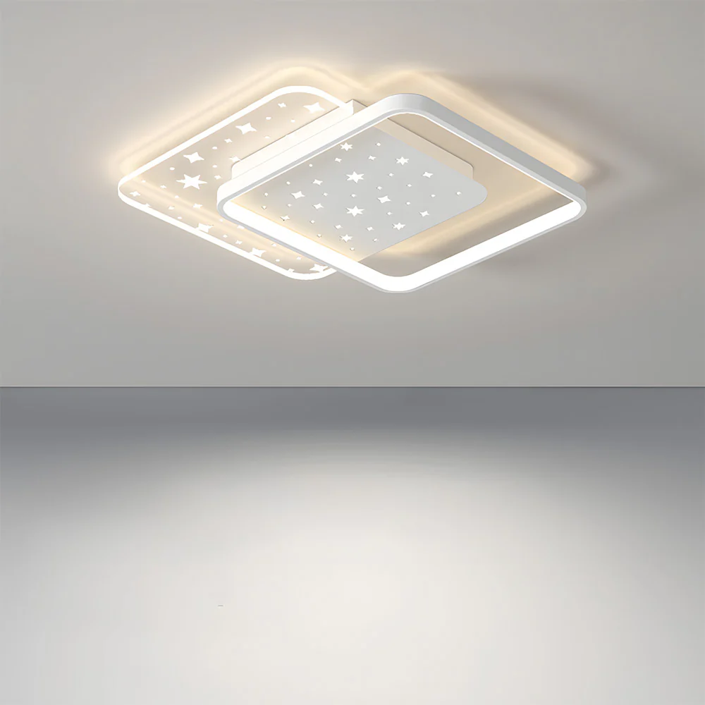 Modern Minimalist Polymorphic Acrylic Bedroom Ceiling Lamp - Image 21